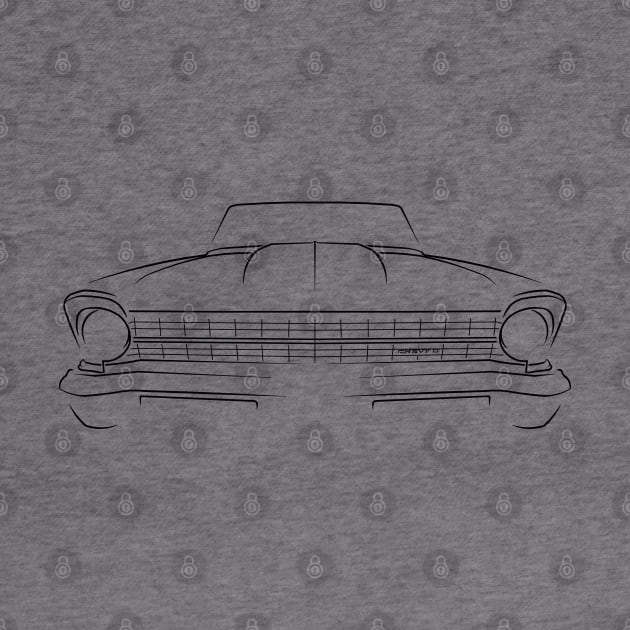 1967 Chevy II Nova - front stencil, black by mal_photography